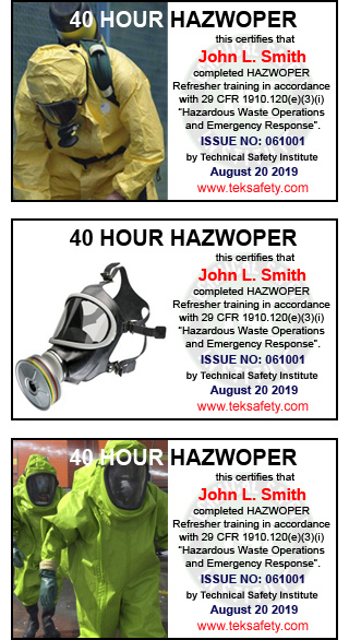 40 Hour OSHA HAZWOPER Training Online | 8 Hr, 24 Hr Course