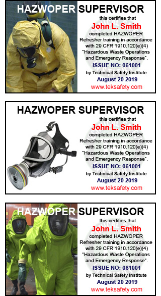 HAZWOPER-Osha Supervisor Training